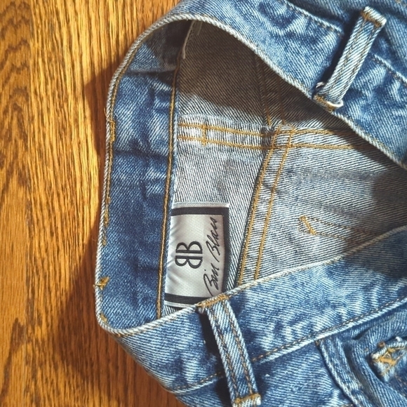 Vtg Designer jeans southwest hand painted Artsy denim tapered stonewash W32 - Picture 3 of 10